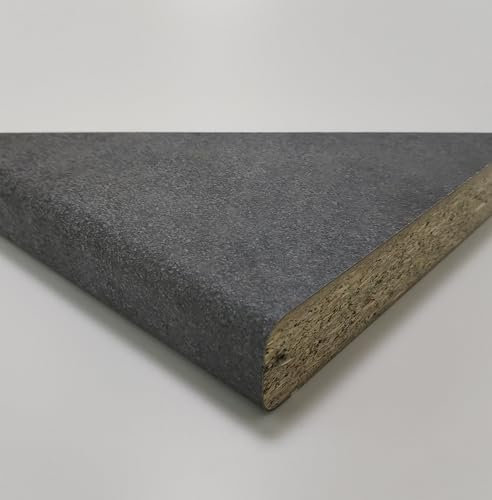 Top Per Cucina Piano Cottura In Laminato Stratificato HPL sp mm 38 x 2000 x 600 - VARI COLORI (GRIGIO CROM 5603, cm. 200x60)