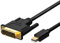 VoltShine Cable conversor Mini Displayport a DVI macho, 2.0m, ideal para conectar dispositivos a monitores o proyectores.