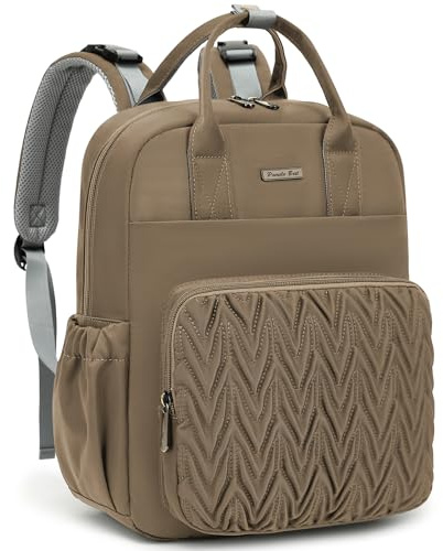 Pomelo Best Wickelrucksack Mittelgroß Stylischer Wickeltasche Rucksack Baby Tasche mit Wickelunterlage für unterwegs Diaper Bag Gepolstert mit Quiltmuster