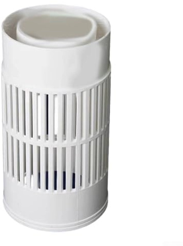 Solaughguy Composting Bin for Small Gardens, Compact Composter for Kitchen Waste, Long lasting PVC Outdoor Garden Composter with Secure Lid, 110mm White Space-Saving