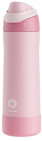 Fjbottle Insulated Water Bottle 750ml, Leakproof & One-Hand Open, BPA Free Stainless Steel Flask, Keeps Cold 24H, for Gym, Travel & Work