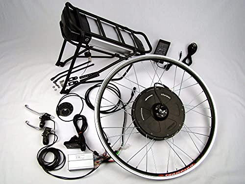 xGerman Sonder-Aktion Nachrüstsatz 500W/36V, 28' Vorderradantrieb mit LCD-Display & Trinkflaschen-Akku 11,6Ah