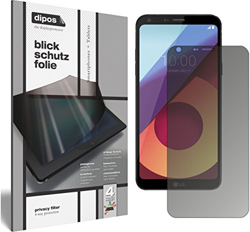 dipos I Privacy Filter compatible with LG Q6+ Screen Protector Anti-Spy 4-Way Protection