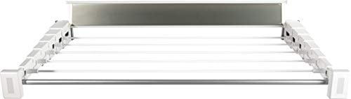stewi 386-1 Télescopique Prestige 60 cm Sèche-Linge Mural Aluminium Blanc 60 x 14519 x 6 cm