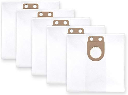profilters 5x Sac-filtre tissus pour aspirateur Bosch GAS 50/50M, Metabo ASR(SHR) 2050, Eibenstock DSS 1250, DSS 50 (A,M), Mafell S 50, S 35 M, Starmix IS ARD-1450, IS ARM-1250, Würth ISS 54 AS etc.