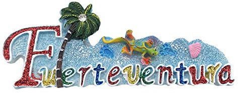 3D Leters Fuerteventura Spanien Kühlschrankmagnet Tourist Travel Souvenirs Handgemachte Harz Handwerk Magnetische Aufkleber Home Küche Dekoration Kühlschrankmagnet Sammlung Geschenk