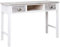 vidaXL Bois Bureau Table Console Bureau de Travail avec 2 Tiroirs Table d'Ordinateur Meuble Informatique Table de Bureau Table Informatique Maison Gris