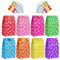 flintronic Paper Bags, 50 Pcs Rainbow Gift and Sweet Bag with 120 Stickers,Dot Pattern Kraft Bags for Kids Party, Celebrations, Baby Shower, Birthday, Halloween, Christmas(8 * 13 * 24cm)