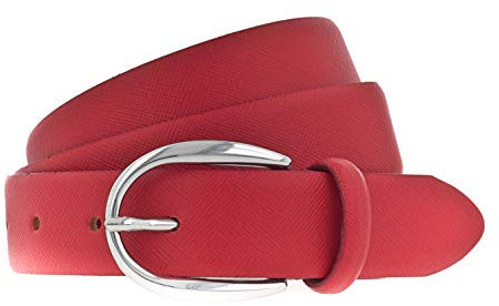 Vanzetti Classics 30mm Cambered Leather Belt W75 Red