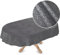 Premium Wachstuchtischdecke Tischdecke Vinyl Wachstischdecke abwaschbar Oval 300x150cm Punkte Anthrazit edel abwischbar