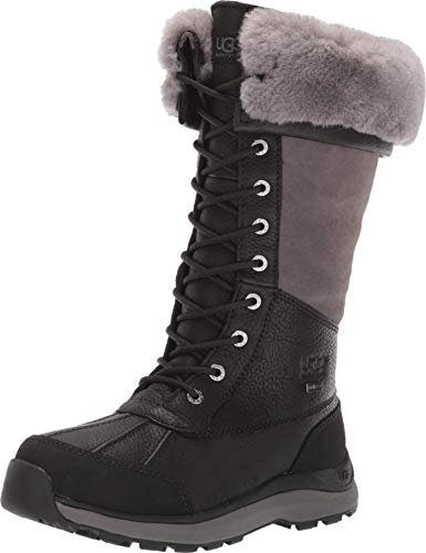 UGG Adirondack - Stivali alti da donna, Nero/nero, 41 EU