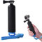 Wasserdicht Handgriff für Action Kameras, Gopro 8 Zubehör, Gopro 9 Zubehör, GoPro Hero 10, 7, 6, 5, 4, Hero(2018) (Blau)
