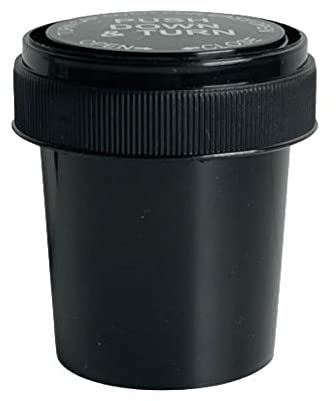 Lot de 3 boîtes de rangement sous vide avec couvercle, pour tabac, herbes, pilules de stockage Weed Storage, opaques, hermétiques, noires, Noir, (keine)
