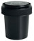 Lot de 3 boîtes de rangement sous vide avec couvercle, pour tabac, herbes, pilules de stockage Weed Storage, opaques, hermétiques, noires, Noir, (keine)