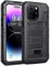 Beeasy for iPhone 14 Pro Max Case Waterproof Heavy Duty Shockproof Tough Metal Armour Cover Dustproof Built-in Screen Protector, 360 Full Body Military Protective Rugged Case for 14 Pro Max 6.7