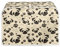 Xoenoiee Cute Toaster Cover 4 Slice Small Appliance Covers Kitchen Microwave Oven Dust Cover Case Protector Toaster Covers, Pug Dog Paws Bone Pattern, M