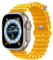 HdanMole Ocean Correa de silicona Compatible con Apple Watch Ultra 2 / Ultra 49mm 45mm 46mm 44mm 42mm 41mm 40mm 38mm, banda deportiva suave para iWatch Ultra 9 Series 10 8 7 6 5 4 3 2 1 SE, Amarillo