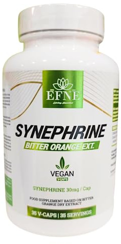 EFNE P-Sinefrina Integratore Alimentare | 35 Capsule Vegetali | Estratto di Arancia Amara (Citrus Aurantium) | Integratore Alimentare con Citrus Aurantium | Alta Qualità