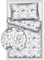 KiGATEX Baby Kinder Bettbezug Bettwäsche 2-TLG. 100% Baumwolle 40x60 + 100x135 cm mit Reißverschluss (Meerestiere blau)