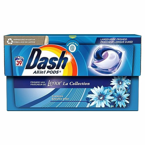 Dash Capsules de lavage Allin1 Pods Brise marine 39 pièces