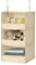 GRANNY SAYS hänge Organizer mit 3 Fächern, 1 Stück Hängeaufbewahrung Schrank, Kleiderschrank Organizer Hängend, Khaki Hängeregal, Hängeorganizer Schrank, faltbare hänge Regal Stoff, hanging Organizer
