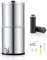 CO-Z 8,5L Système de Filtration d'Eau par Gravité en Acier Inoxydable 304 Purificateur d'Eau avec 2 Filtres à Carbone Robinet d'Eau Inclus, Certification NSF/ANSI 42