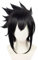Anime Sasuke Uchiha Perücke Cosplay Party Halloween Layered Black Perücke