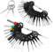 Zendstanding Auto Entriegelungswerkzeug Auspinwerkzeug, Werkzeug zum Entfernen von Kabelsteckern, Demontagestift für Flache runde Steckerkontakte (41 PCS, Black)