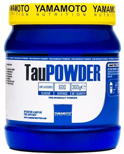 Yamamotò TauPowder 300 gr - Taurina pura - gusto naturale, Senza Glutine, Senza Lattosio