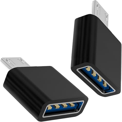 5 Plus 2Pcs Micro USB OTG to USB Adapter Micro USB Male OTG to USB Female B Adapter USB On The Go Adapter