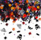 Confettis Décoratifs d'Halloween - Lot de 1000 Citrouilles, Araignées, Chauve-souris pour Table de Fête