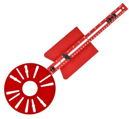 Kreisschnitt-Schablone – Frässchablone für Kreise, Hardware-Schablone zum Fräsen, Kreisfrässchablone, Kreisfrässchablone, Defo-Kreisschneidewerkzeug