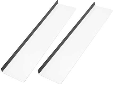 STOBOK 2pcs Computer Message Board Acrylic Monitor Memo Boards Office Desk Accessories Desktop Organizer Side Panel Note Holder for Reminder Notes