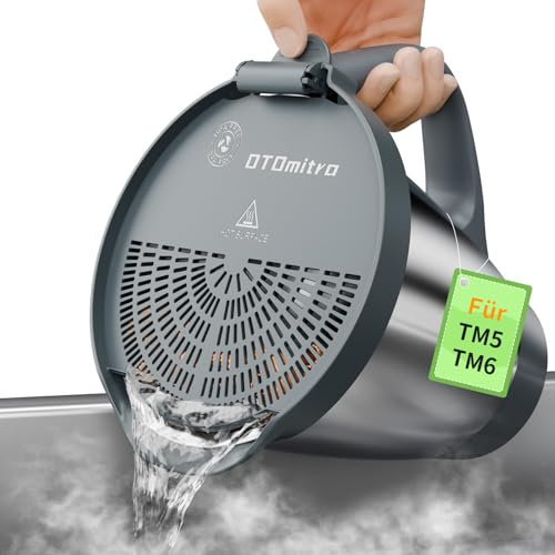 OTOmitra Passoire pour Thermomix TM6 TM5, passoire à pâtes et passoire à légumes sans BPA, accessoires Thermomix, aide à égoutter et protection anti-éclaboussures, assiette de pesée