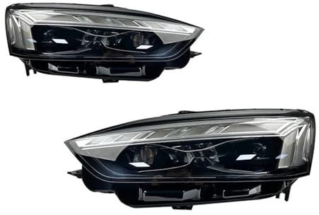 Ixaundd Headlamp For A5 2017-2021 RS Style Car Headlights LED Auto Head Lamp Assembly Upgrade High Configure Projector Lens Accessories Kit Headlights