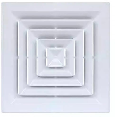 DKRCPFNT Rejilla De Ventilación, 1 Unidad, Cubierta De Ventilación De Aire Blanca, Ventilación Montada En Techo De Pared For Baño, Oficina, Hogar(600x600MM)