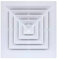 DKRCPFNT Rejilla De Ventilación, 1 Unidad, Cubierta De Ventilación De Aire Blanca, Ventilación Montada En Techo De Pared For Baño, Oficina, Hogar(600x600MM)
