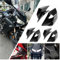Midimttop Motorrad Aerodynamische Verkleidung Winglet ABS Spoiler Seite Spoiler Zubehör fit for HO&N&DA CBR650R CBR 650R CBR 650 R Zubehör 2019-2023 (Glänzend schwarz)