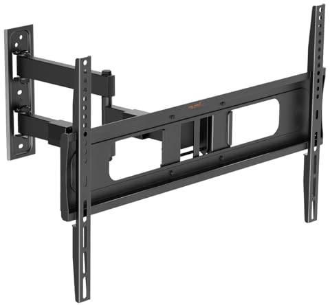 my wall Pivoting TV Wall Mount up to 86 Inches - H28-2L, TV Mount for 37-86 Inches (94-218 cm), up to 50 kg, Tilt and Rotatable, Variable Wall Distance 8.5-50 cm, VESA 200 x 200 to 600 x 400