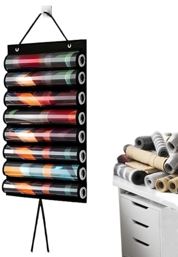 Aufbewahrungsbox für Spielteppich – Aufbewahrungsbox für 8 Teppiche – Wandorganisation mit Haken für Reisen, Wohnzimmer, Schlafzimmer