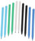 KONTONTY 10 Pièces Stylus pour LCD de Tactiles Multicolores pour Écriture et Dessin sur Écrans Tactiles