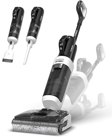 Tineco Floor One Switch S6 Stretch Breeze Aspirateur Laveur, Aspirateur Balai sans Fil Multifonction 2 en 1, Portée à Plat 180°, Auto-Nettoyage FlashDry 85℃, Anti-Enchevêtrement, 20kPa