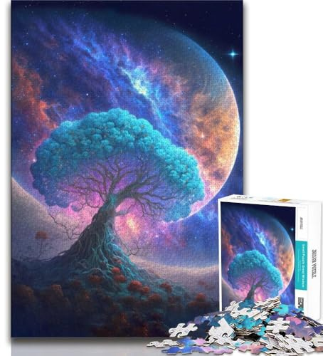 Puzzles 1000 pièces pour Adolescents Arbre Magique, Jeu Stimulant, idéal comme Cadeau pour Toute la Famille (Taille 38x26cm)