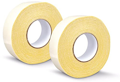 Stagecaptain 2er Pack CT-4850 Doppelseitiges Klebeband (Montageband, 48mm breit, 50m lang, -10° bis +45° Celsius) gelb