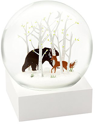 CoolSnowGlobes Fuchs und Bär Schneekugel