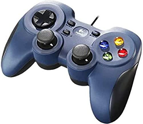 Logitech F310 Gamepad Android,PC Negro, Azul - Volante/mando (Gamepad, Android, PC, Atrás, D-pad, Hogar, Inicio, Alámbrico, USB 2.0, Negro, Azul)
