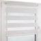 Deco4Me Doppelrollo Klemmfix ohne Bohren (45 x 160 cm, Weiß) - Duo Rollo lichtdurchlässig - blickdichte Rollos für Fenster ohne Bohren - Klemmrollo, Fensterrollo, Innenrollo (Stoffbreite 41 cm)