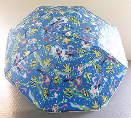 Parasol rond diamètre 180 cm TNT couleurs assorties mer camping jardin