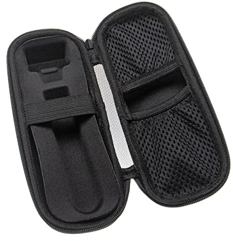 vhbw Etui Tasche kompatibel mit Philips OneBlade QP2520, QP2523, QP2527, QP2530, QP25xx, QP2630, QP26xx Rasierer - Schutzhülle, Schwarz