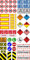 24/7stickers Modellbau Komplett Set 1:32 Aufkleber WARNHINWEISE WEDICO Decal - RC Truck LKW Zugmaschine V8 Trucker Bagger Raupe